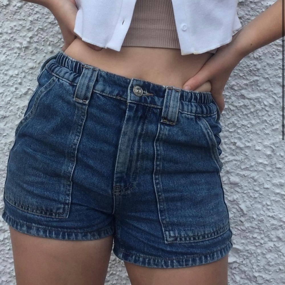 Urban Outfitters BDG Skate Shorts Denim Blue Jean Cargo Style size XS - Picture 3 of 14